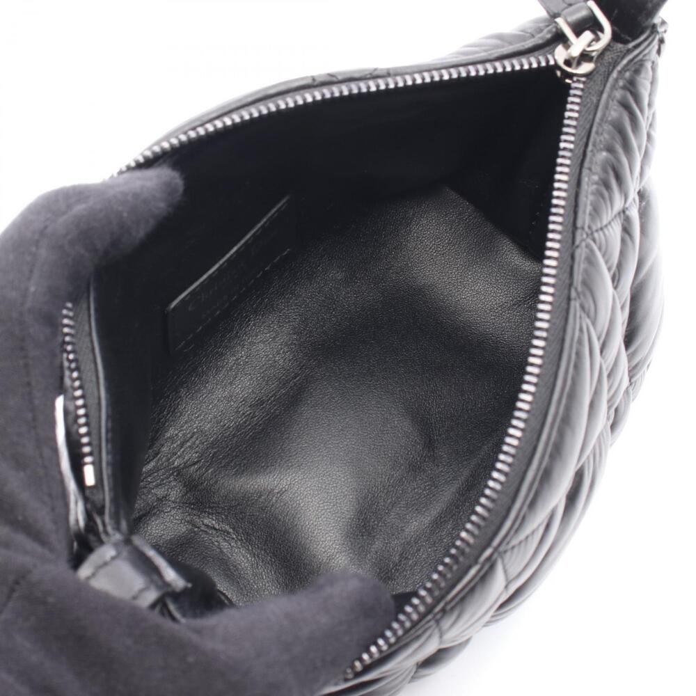 Dior DIORTRAVEL Nomad Pouch Cannage Leather Handbag Black - Picture 3 of 5